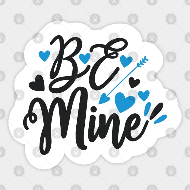 Be-Mine Sticker by TEENIE DESIGN